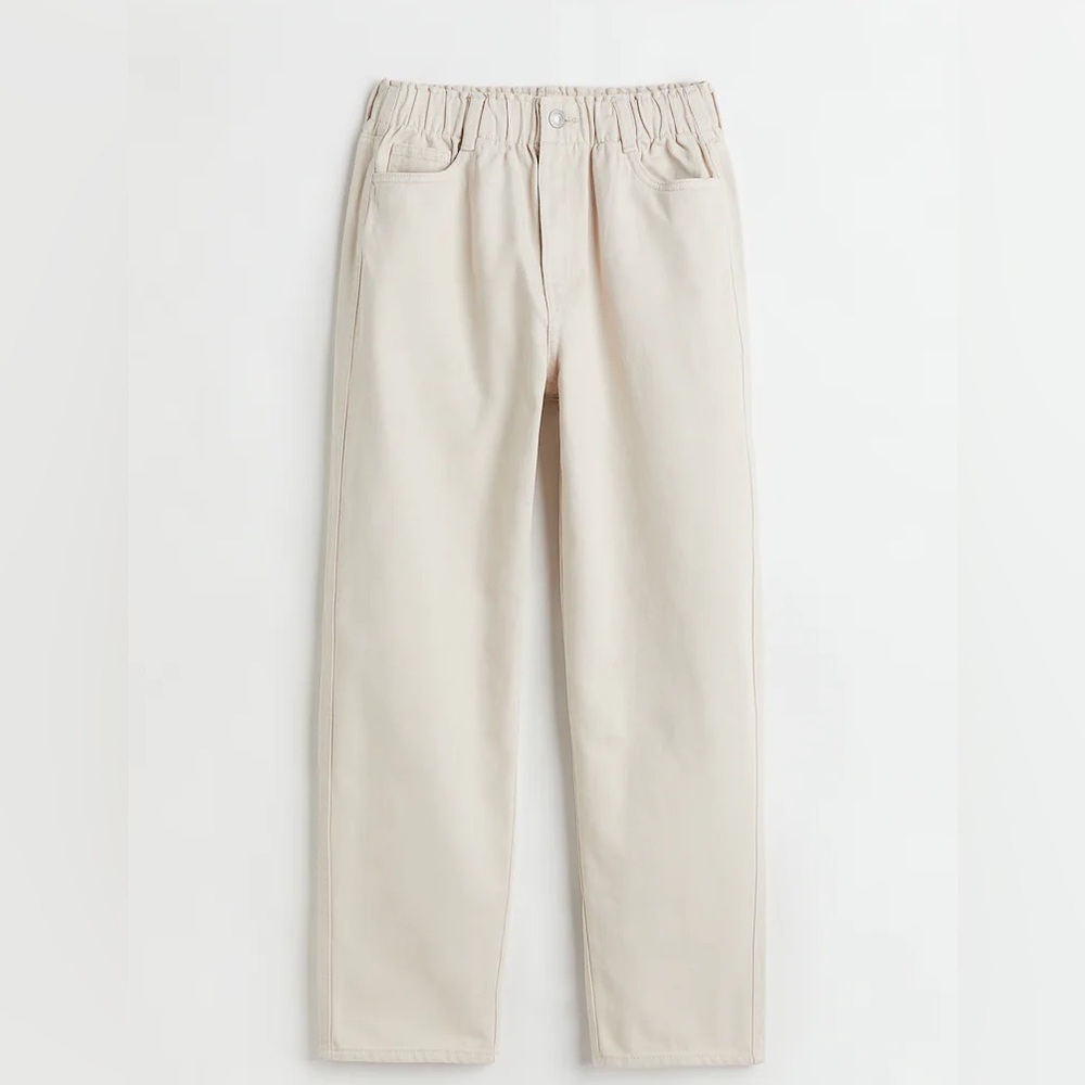 H&M high waist twill pants